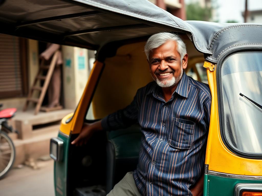 Auto driver in Raisen